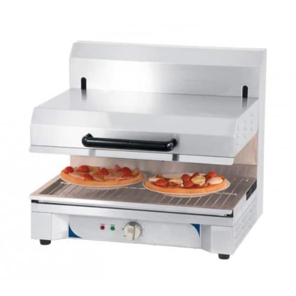 Salamandre à quartz avec plafond mobile GN1/1 en acier inoxydable 2900 W_0