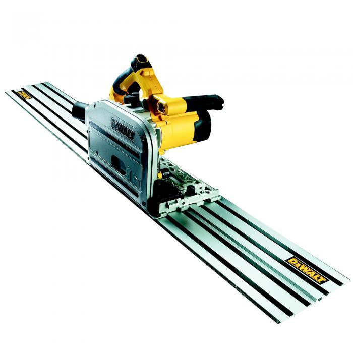 SCIE PLONGEANTE 1300W DWS520K + RAIL DEWALT