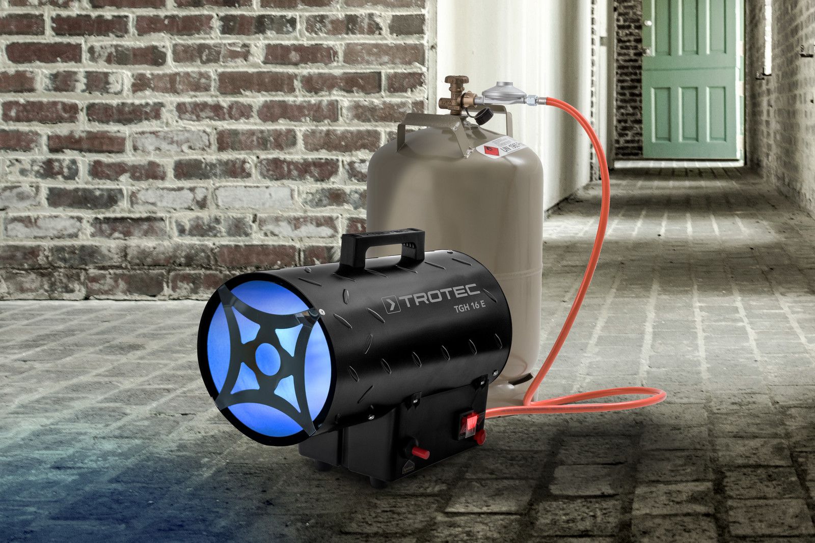 TGH-16E - Chauffage soufflant au gaz 15 kW - Trotec - Compact et performant_0