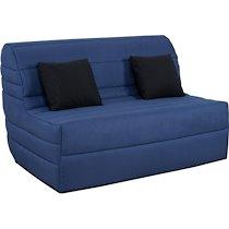 UB DESIGN Canapé lit Alix BZ 140 mousse 35 kg couette marine_0