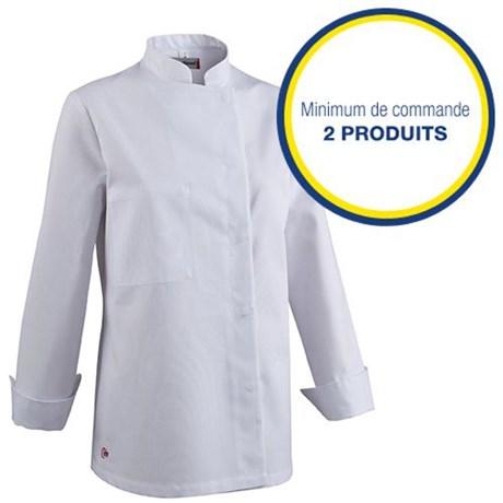 VESTE DE CUISINE MANCHES LONGUES FEMME BLANC BUSI T.1