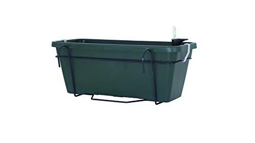 Artevasi Venezia - Jardinière traditionnelle vert foncé avec indicateur d'eau et système de réserve 5600442826296_0
