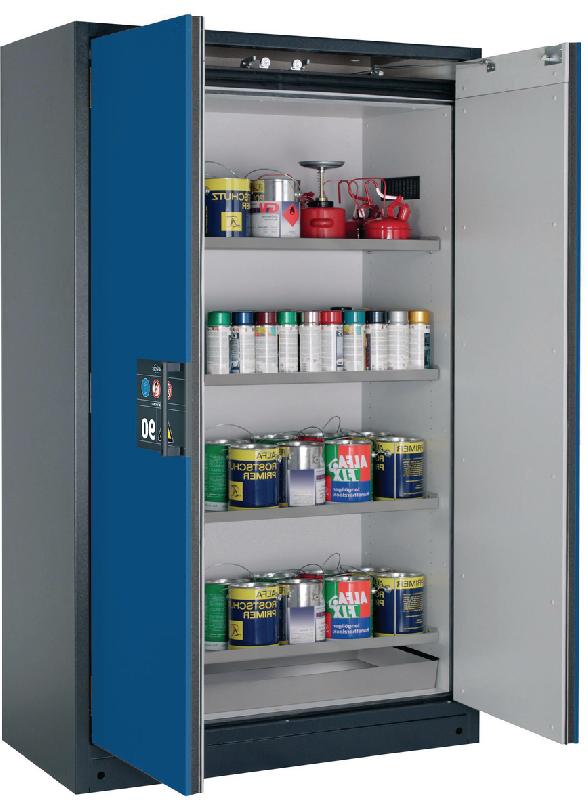 ARMOIRE SÉCURITÉ Q-CLASSIC-90 Q90.195.120 GRIS/BLEU - MANUTAN COLLECTIVITÉS