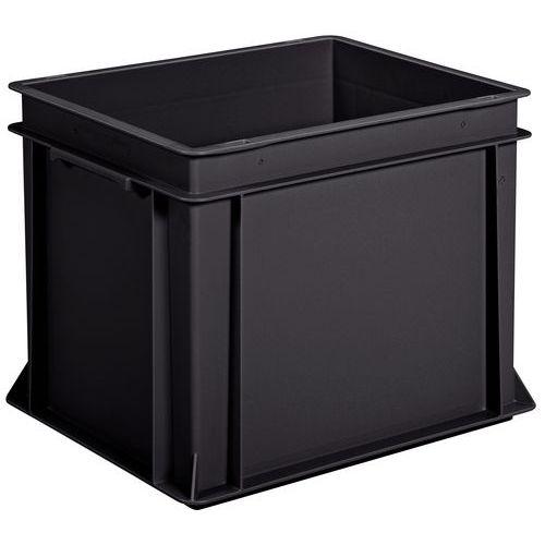 BAC 30L RECYCLÉ NOIR LXLXH = 400X300 X325MM - UTZ
