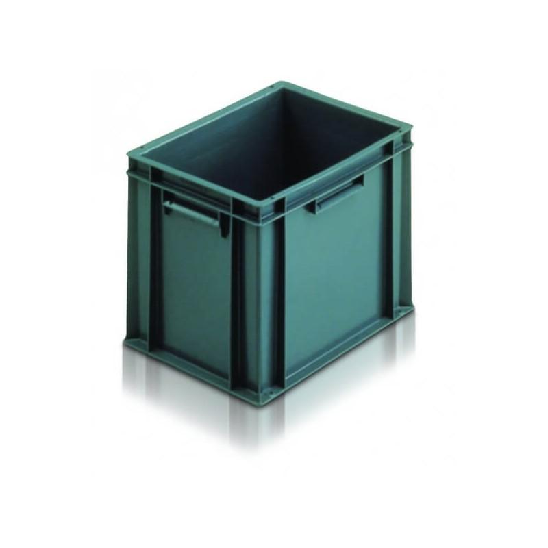 Bac gerbable norme Europe Allibert 21030 - 30L - fond et parois pleins - 400x300x319 mm_0