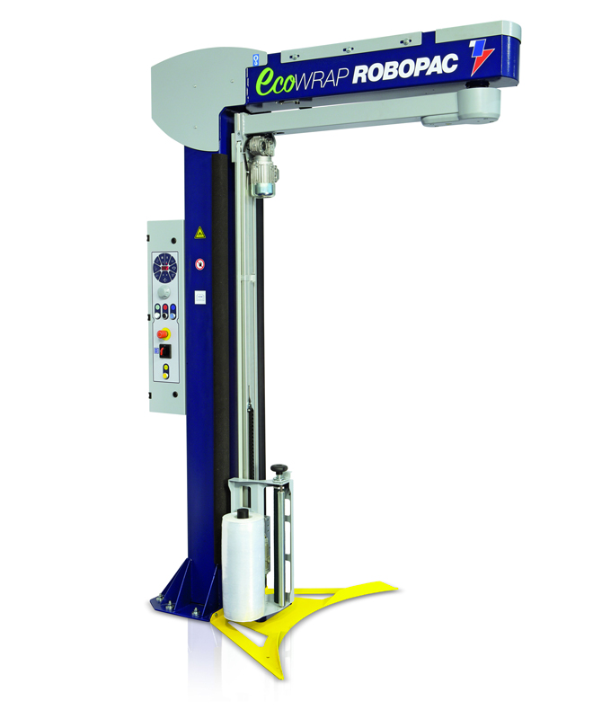 Banderoleuse semi-automatique Ecowrap - bras tournant pour charges instables et lourdes_0