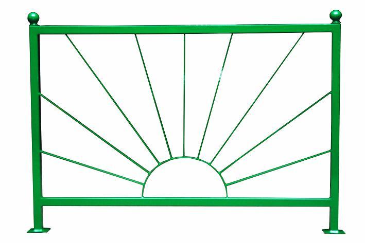 Barrière Soleil avec jardinière en option - Longueur 1m ou 1.5m - Peinture anticorrosion - Hauteur 1000mm_0