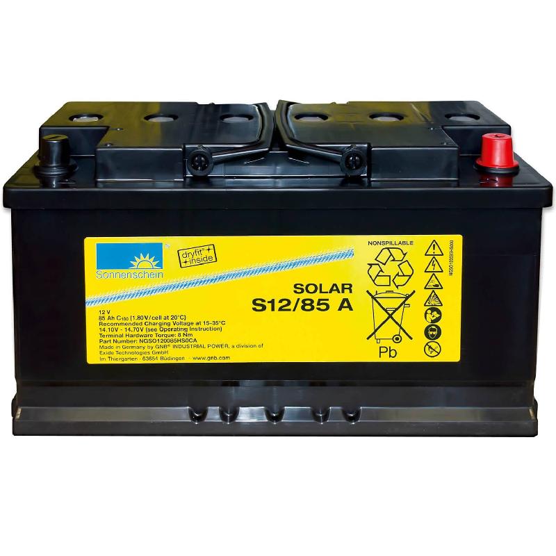 Batterie gel 12 v 85 ah S12/85A solar SONNENSCHEIN_0