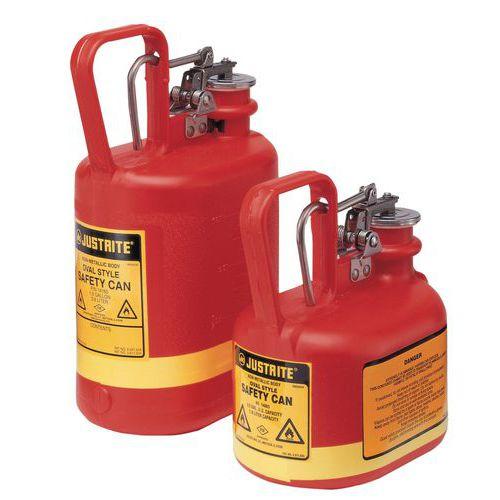 BIDON DE SECURITE 4L PLASTIQUE - JUSTRITE