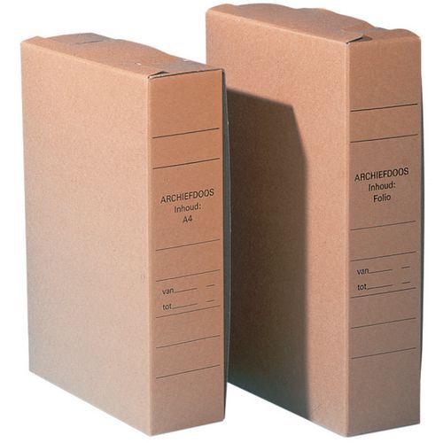 BOÎTE ARCHIVES EN CARTON H HT:35 CM L HT:23 CM