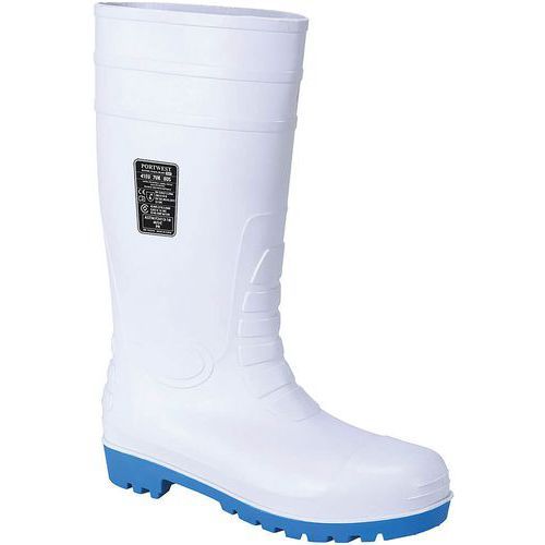 BOTTES DE SÉCURITÉ PVC NITRILE WELLINGTON S5 FW95 BLANC 45