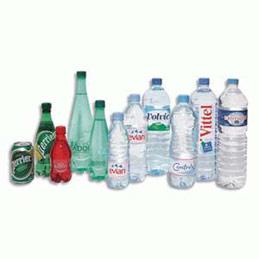 BOUTEILLE D'EAU MINERALE EVIAN - 1 L - LOT DE 12