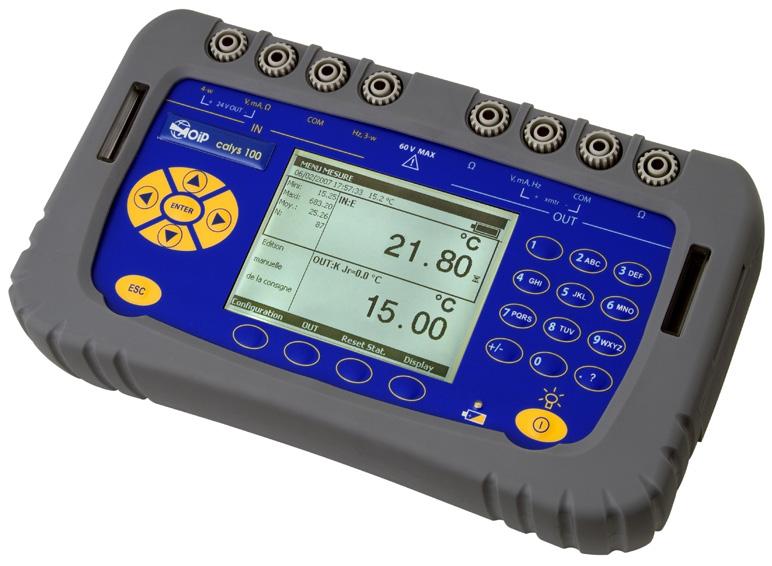 Calibrateur multifonction portable haute précision CALYS 100 - Mesure et émission simultanées - Marque AOIP_0