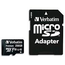 CARTE MICRO SDXC 256GO + ADAPTATEUR 44087