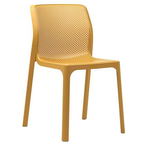 CHAISE POLYPROPYLÈNE NET JAUNE - STAMP