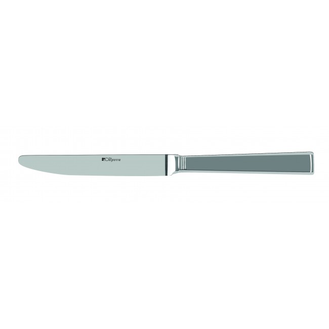 COUTEAU DE TABLE MANCHE ORFÈVRE LAME SCIE RONDE INOX 18/10 4MM - LOT DE 6 - SQUADRO - GUY DEGRENNE