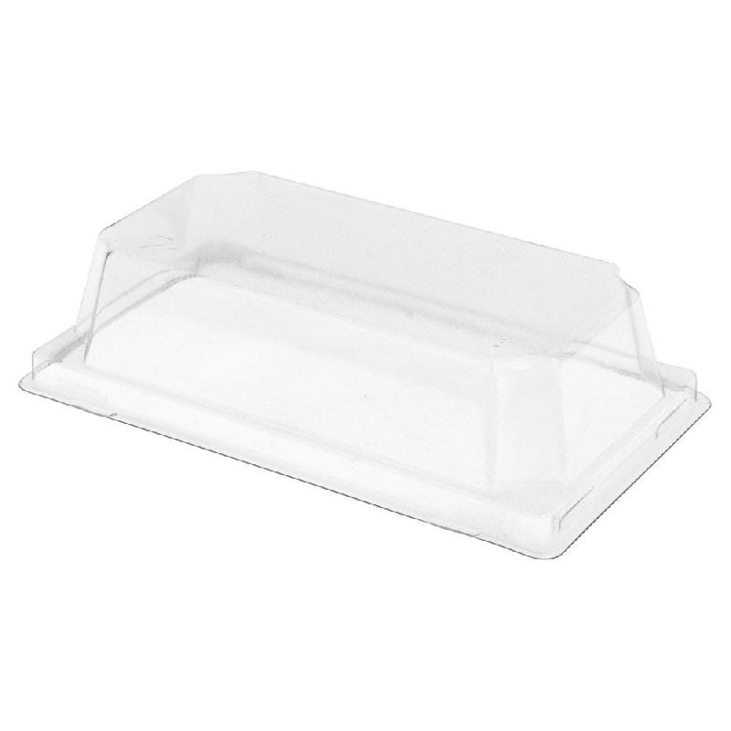 Couvercle transparent PET hauteur 3,7cm pour barquette 59140 - par 1000_0