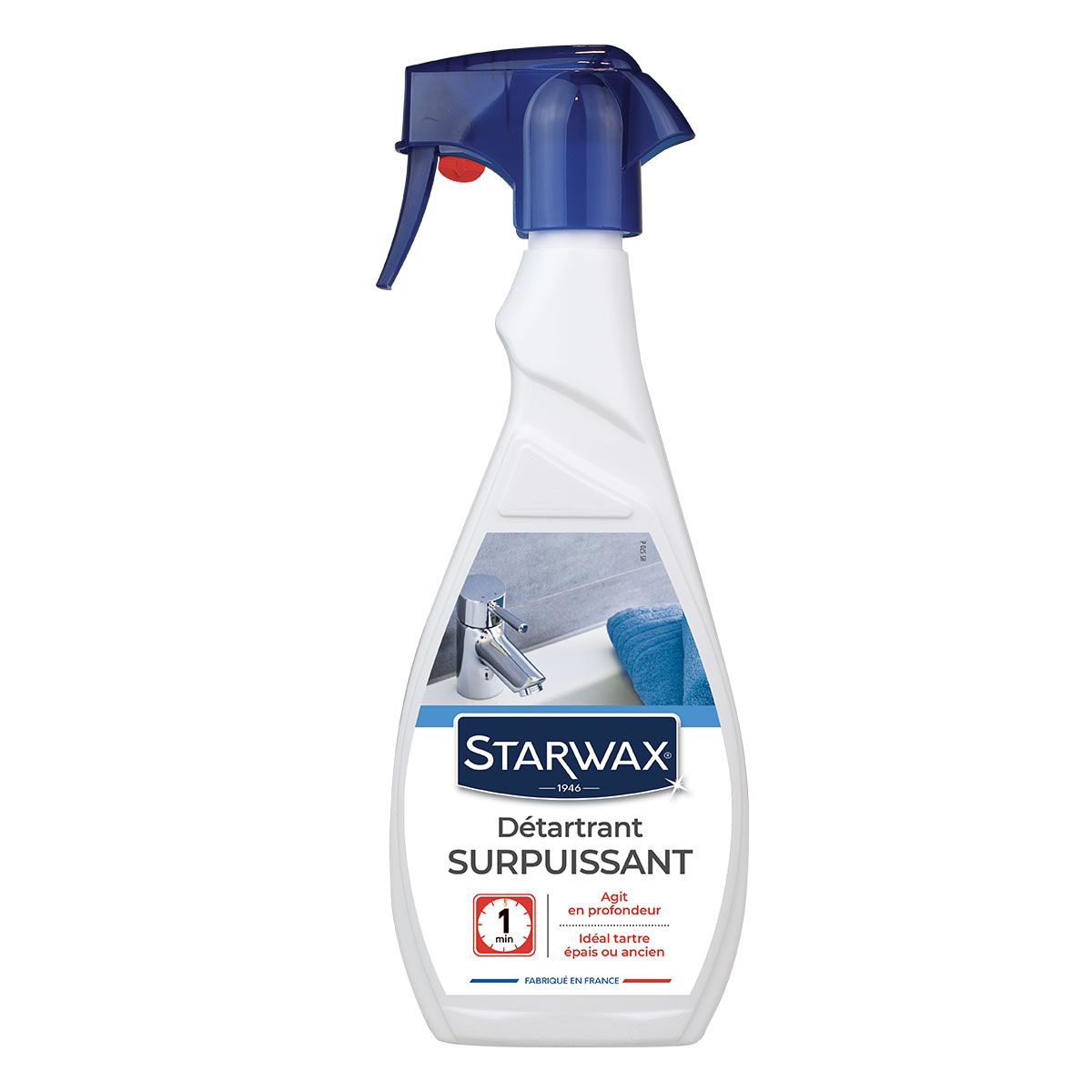 Détartrant surpuissant - Starwax - élimine le calcaire en profondeur pour salle de bains_0