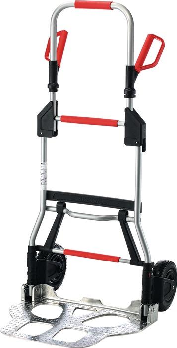 Diable de transport pliable RUXXAC - tube d'acier et aluminium - capacité 250 kg - pelle 420 x 595 mm - hauteur 1 250 mm_0