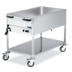 Distform Chariot Bain Marie en Inox Inox4 x GN 1/1 - 651637427366_0