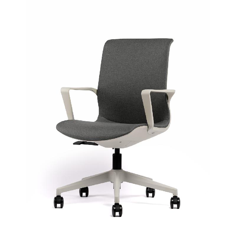 Fauteuil de Bureau Izao : Design Contemporain et Ergonomie Intuitive - River gris_0