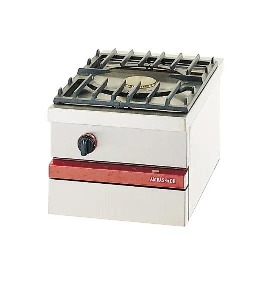 Fourneau à gaz 1 feu vif 5 kw à poser - 400x650x300 mm - PCSG 410 UR_0