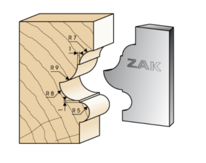 JEU DE 2 FERS ZAK531035 HAUTEUR 50MM