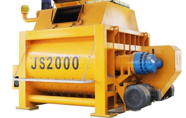 Js2000 mélangeur à béton - CamelWay Machinery - pour béton, béton de granulat léger et mortier_0