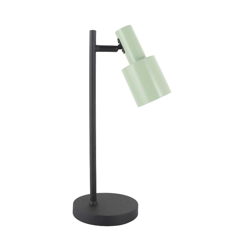 LINDBY LAMPE À POSER OVELIA, VERT/NOIR, FER, E27