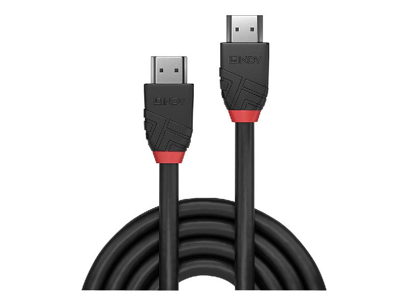 LINDY CÂBLE HDMI HIGH SPEED, BLACK LINE, 1M