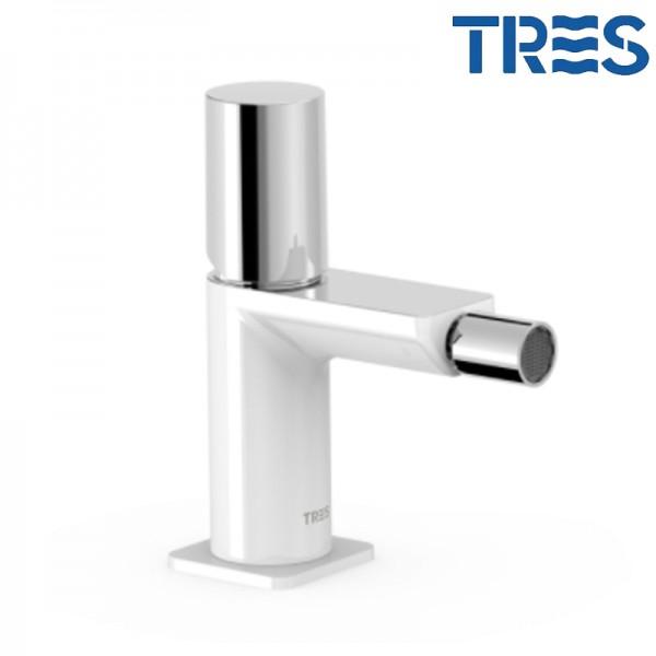 MITIGEUR BIDET BLANC CHROME - TRES 20012002BL