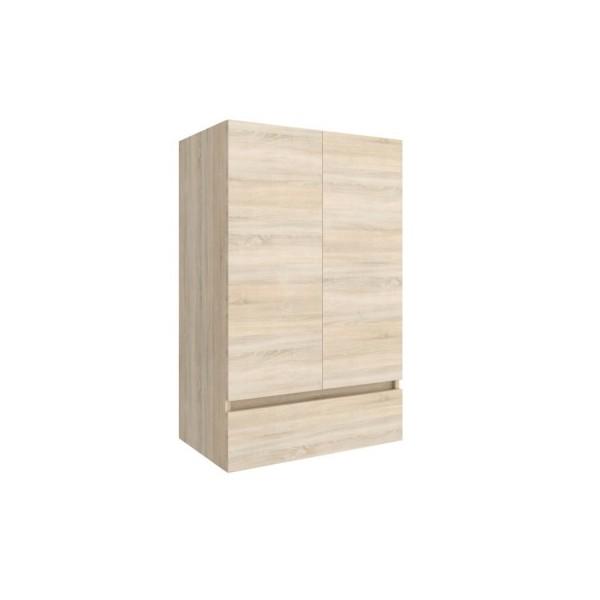 MODULE INFINITY 2 PORTES 1 TIROIR CHÊNE CALÉDONIE 600 X 940 X 240 MM - SALGAR 23790