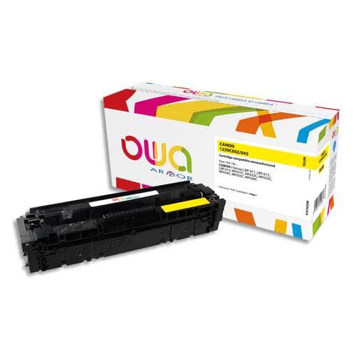 Owa toner compatible Canon 045 - Jaune - Remanufacturé - 1300 pages - Certifié ISO/IEC 19798_0