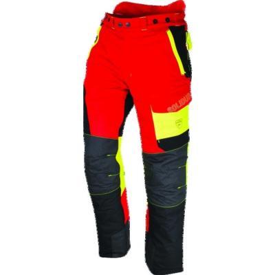 Pantalon anti-coupure comfy rouge Solidur - Classe 1 - EN 381-5:1995 - Multi-matériaux - Protection Coolmax_0