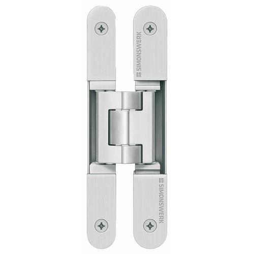 PAUMELLE INVISIBLE - PORTE LOURDE - 200 MM - NICKEL MAT - TECTUS 3DN SIMONSWERK
