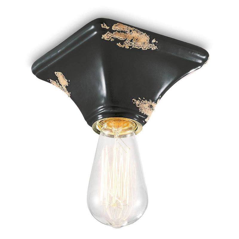 FERROLUCE PLAFONNIER VINTAGE C135 NOIR