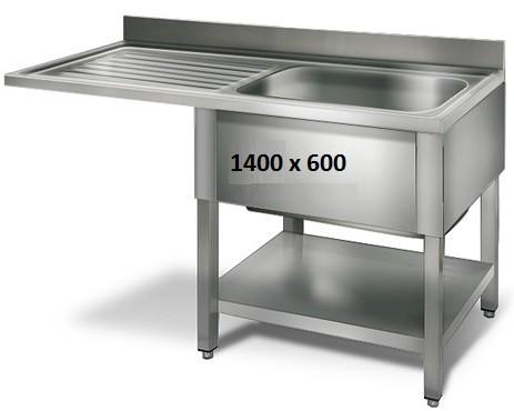 Plonge avec passage lave-vaisselle 1m40_0