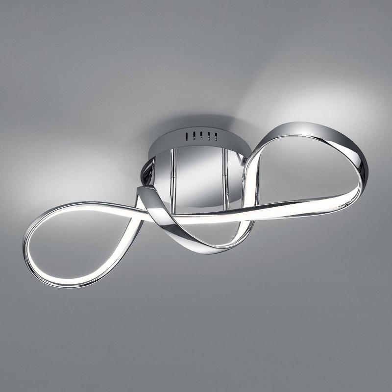 REALITY LEUCHTEN PLAFONNIER LED PERUGIA, VARIATEUR SWITCH, CHROMÉ