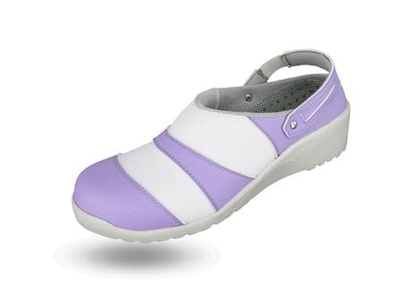 SABOT DE SÉCURITÉ BLANC/PARME ADELINE T.37 - NORD'WAYS - ADE000137000B/PA