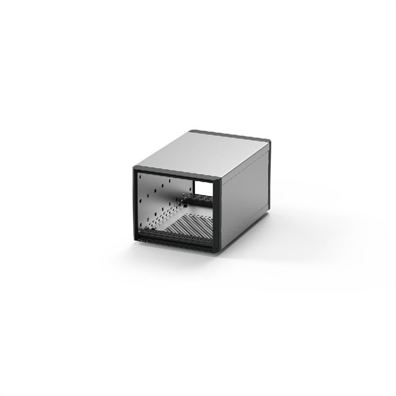 SCHROFF RatiopacPRO, coffret de bureau, blindage rétractable, garniture frontale, 3 U, 28 CV, 315 mm_0