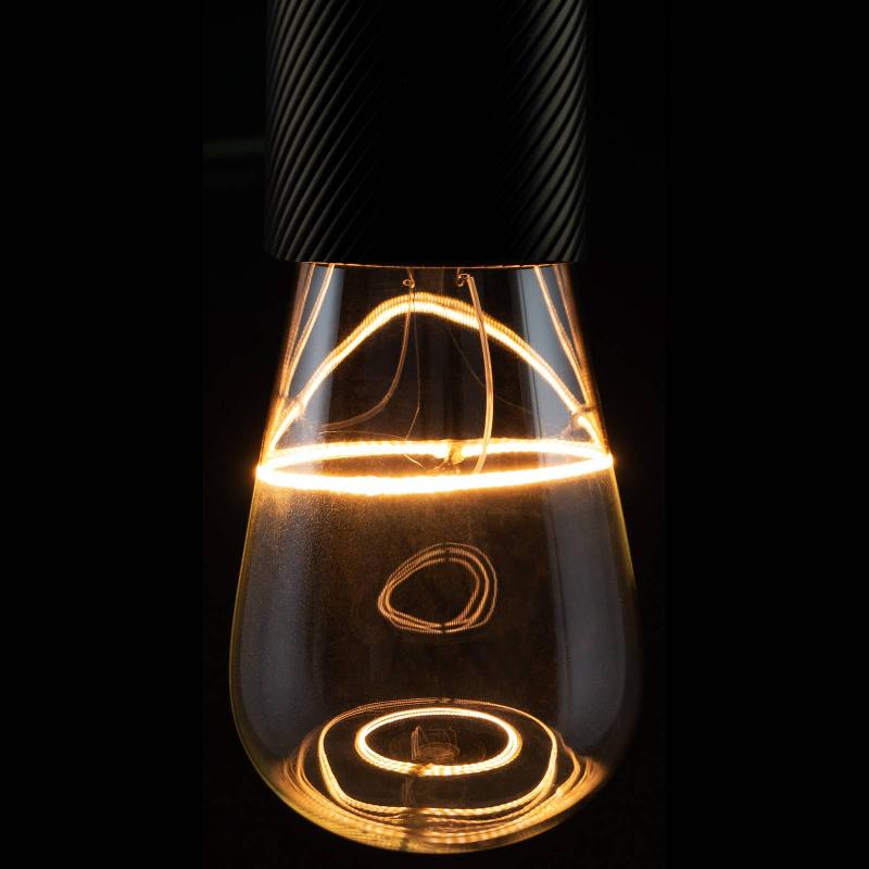 SEGULA LED ILLUSION RUSTIQUE E27 4W DIM FUMÉ/CLAIR