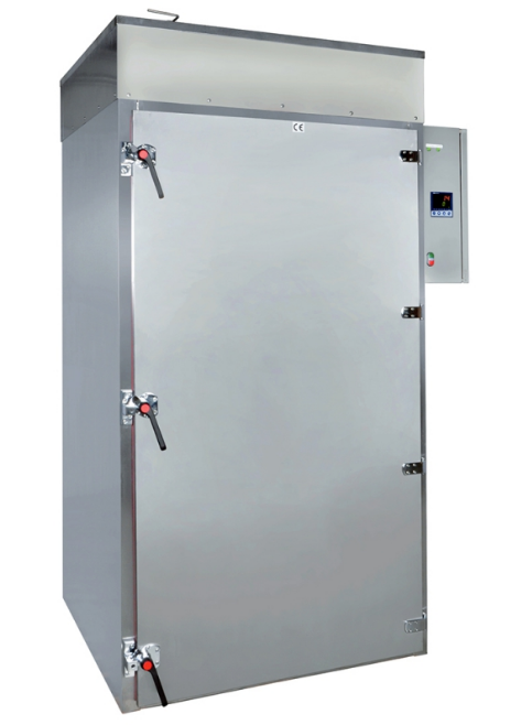 ST6-100 - Séchoir industriel alimentaire tout inox - 25 niveaux - 300 kg - Température 30° à 70°C_0