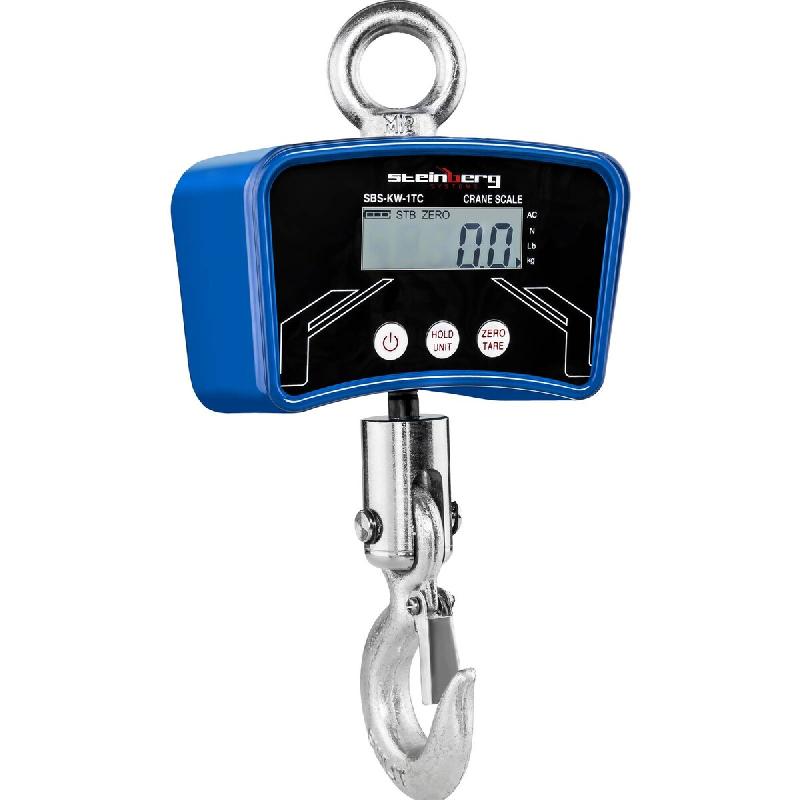 Steinberg Systems - Steinberg Crochet Peseur Balance à Grue Professionnelle SBS-KW-1TC (1.000 kg / 0,2 kg, structure en aluminium, batterie - 4250928_0