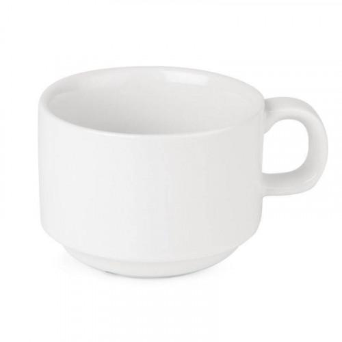 TASSES EMPILABLES EN PORCELAINE ATHENA 200 ML - LOT DE 24