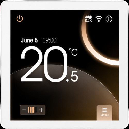 Thermostat numérique programmable HC 110 blanc - HEATCOM - HC 55000510_0