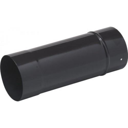 TUYAU ACIER ÉMAIL NOIR MAT - LONGUEUR 33 CM - DIAMÈTRE 139 MM TEN