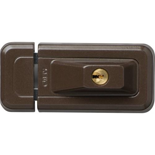 VERROU DE FENÊTRE À CLÉ - INTÉRIEUR OU EXTÉRIEUR - 3010 - MARRON ABUS