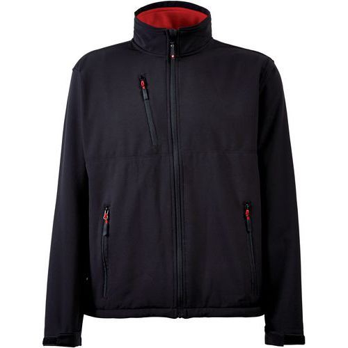 VESTE SOFTSHELL NOIRE COUPE VENT DE TAILLE XXXL - SINGER SAFETY