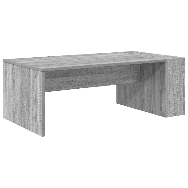 VidaXL Table basse Gris Sonoma 95 x 50 x 34 cm Bois d'ingénierie Modèle Atlas Classique - 8000169_0