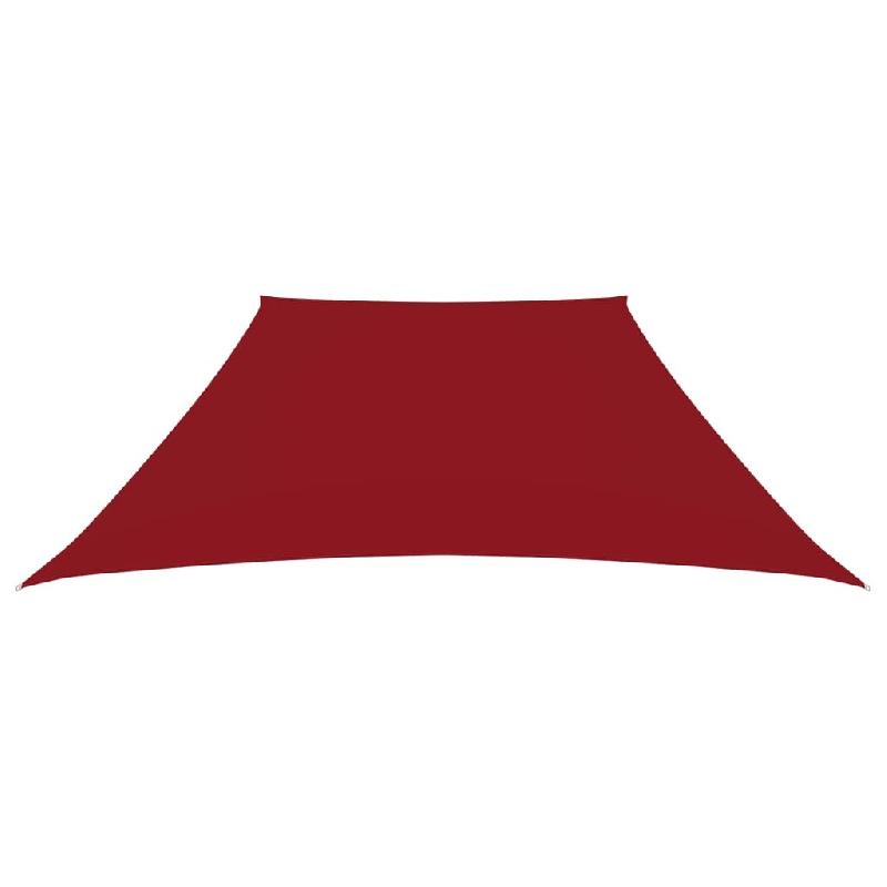 VidaXL Voile de parasol Tissu Oxford trapèze 2/4x3 m Rouge Modèle Patio Eta Prime - rouge 135681_0